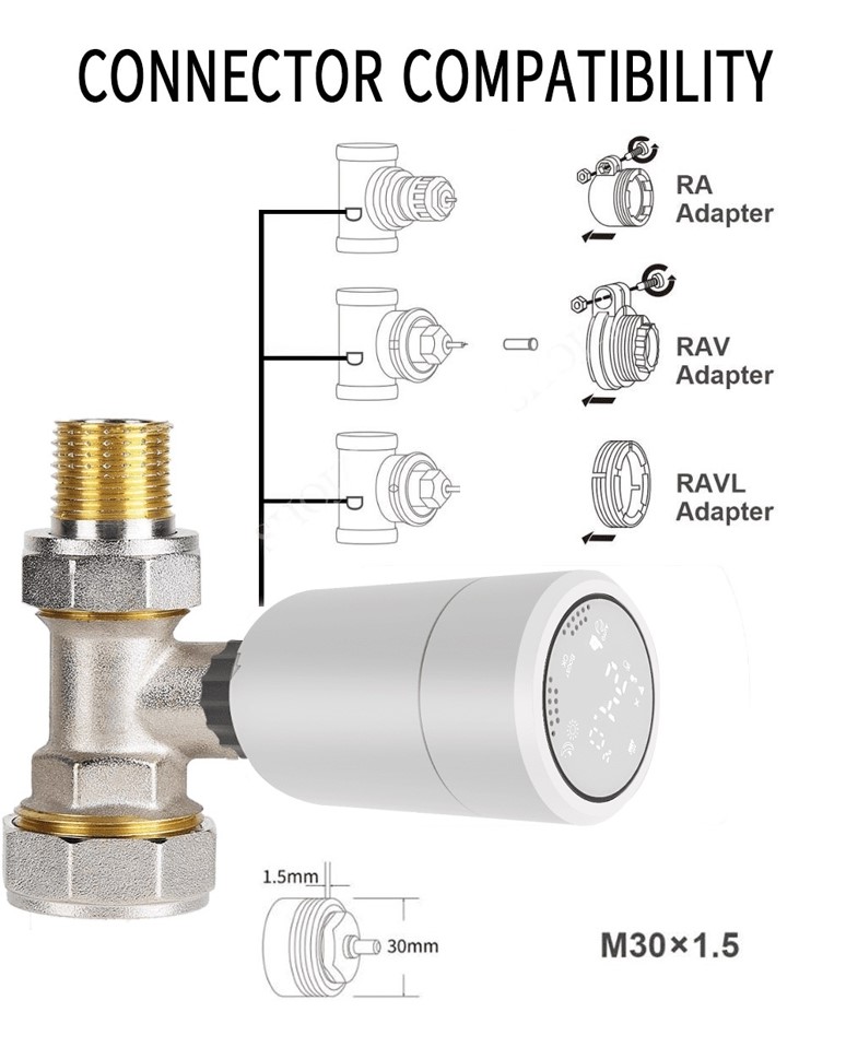IN Smart Zigbee Thermostatkopf – Bild 5