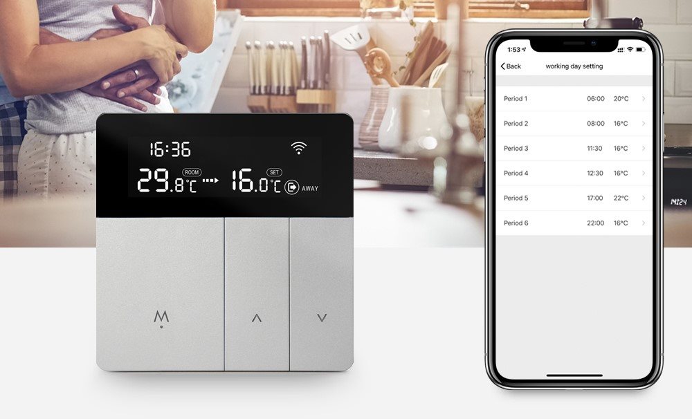 LARX Wifi Smartlife Thermostat – Bild 3