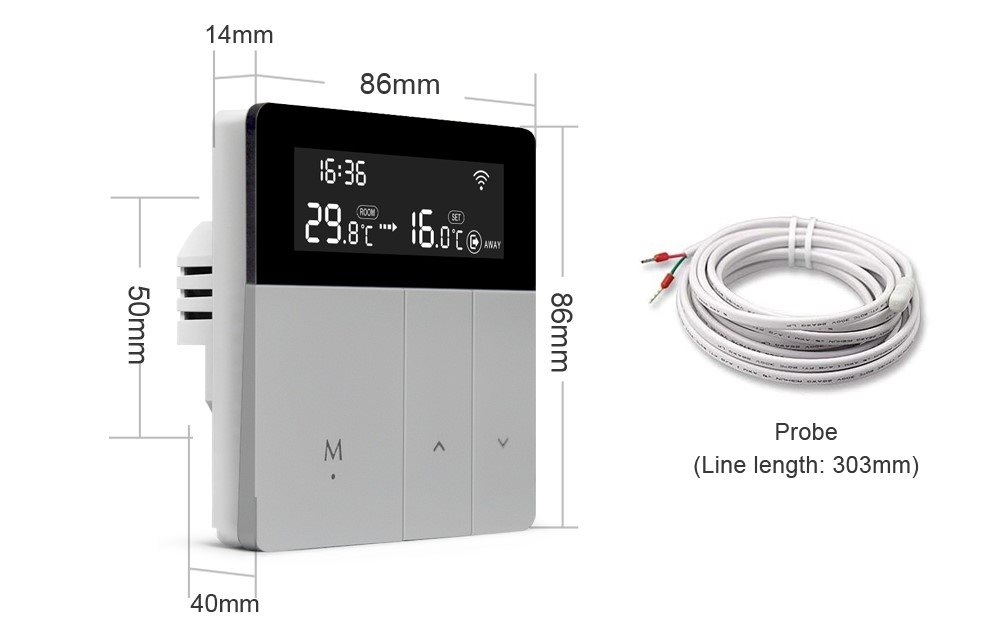 LARX Wifi Smartlife Thermostat – Bild 2