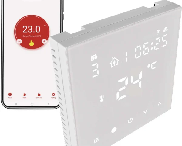 EMOS GoSmart digitaler Raumthermostat für Fußbodenheizungen P56201UF mit Wifi